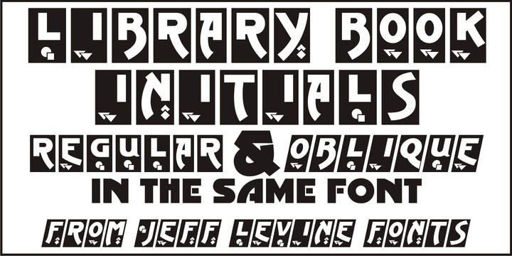 Library Book Initials Jnl Webfont And Desktop Font Myfonts