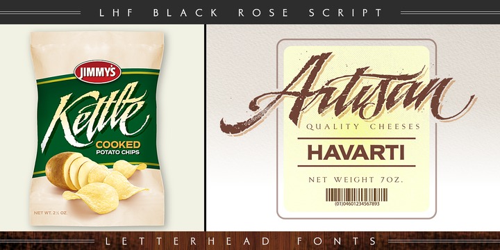 LHF Black Rose Script™