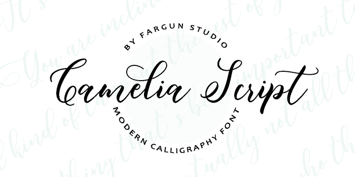 Camelia Script