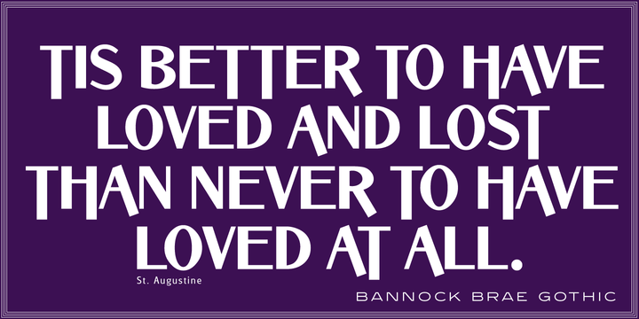 Bannock Brae Gothic™