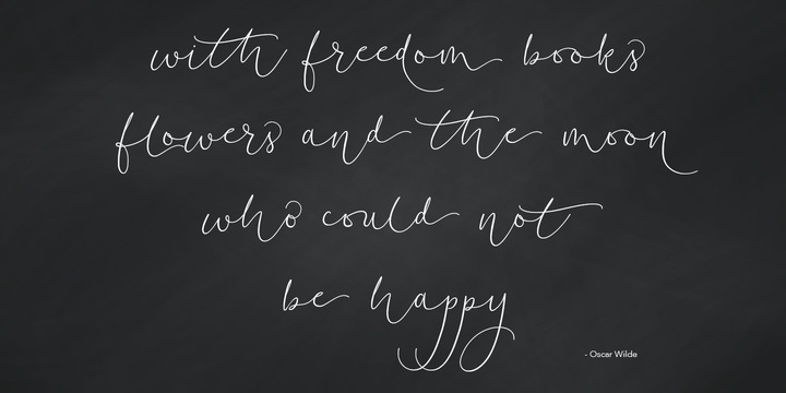 Soft Whisperings Calligraphic