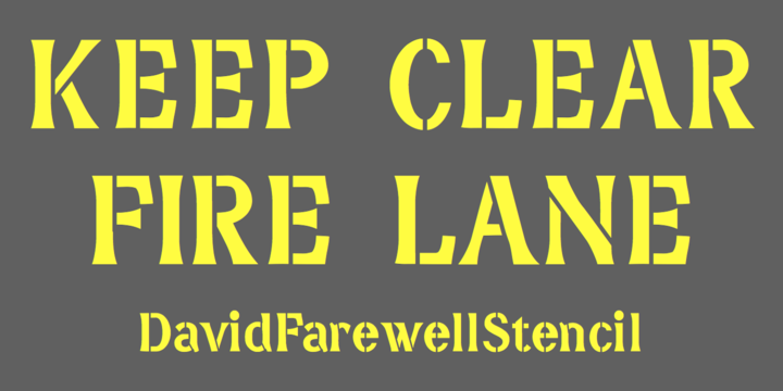 DavidFarewell Stencil™