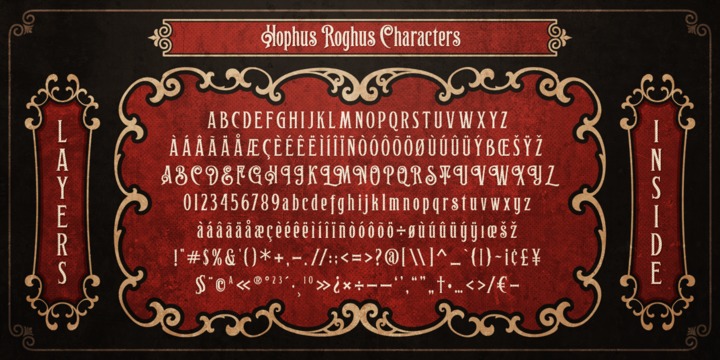 Hophus Roghus Font Webfont Desktop Myfonts