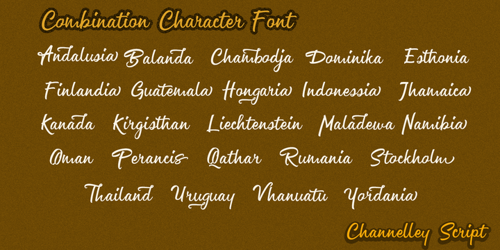 Channelley Script