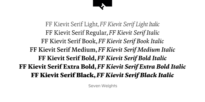 FF Kievit® Serif