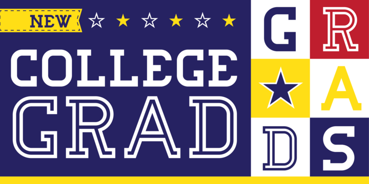 Download College Grad Font Family From Throndsen