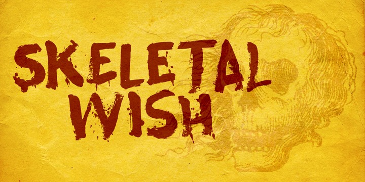 Download Skeletal Wish Font Family From Hanoded Download Skeletal Wish Font Family From Hanoded