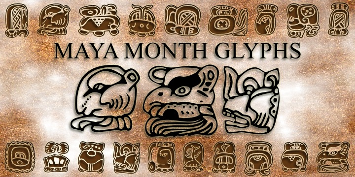 mayan glyphs letters