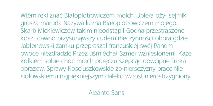 Aleante Sans