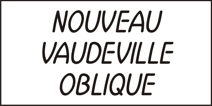 Nouveau Vaudeville