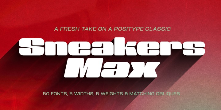 Download Sneakers Max Fonts Family From Positype Download Sneakers Max Fonts Family From Positype