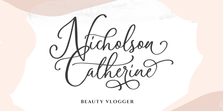 Stylish Calligraphy Font, Misti's Fonts