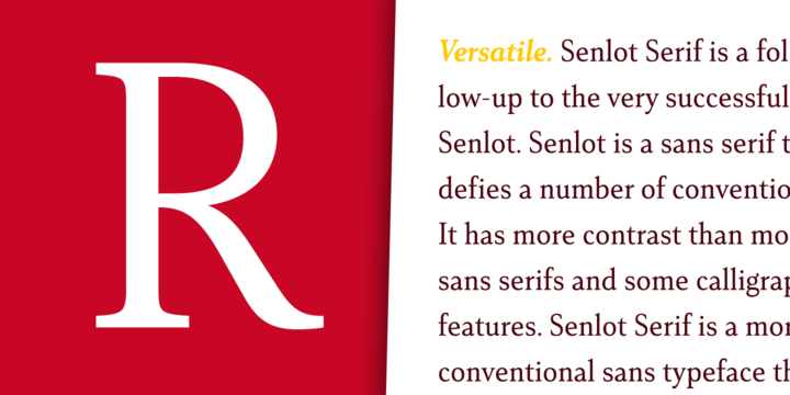 Senlot Serif