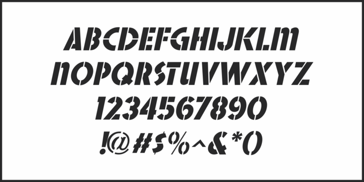 Flocking Stencil JNL