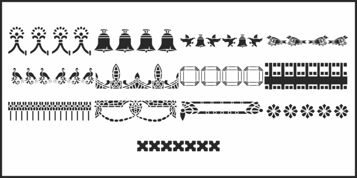 Antique Stencil Borders Two JNL