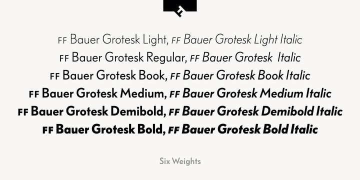 FF Bauer Grotesk™