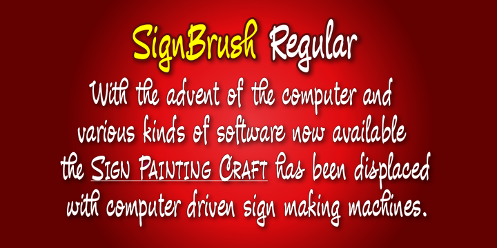 Sign Brush