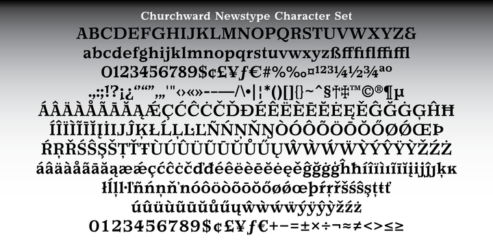 Churchward Newstype™