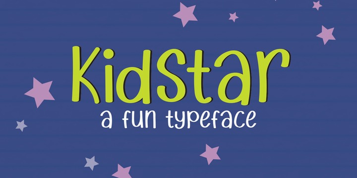 Download Kidstar Fonts Family From Jos Gandos