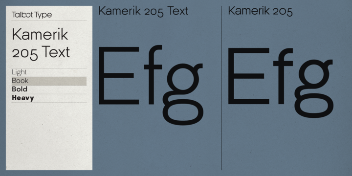 Kamerik 205 Text
