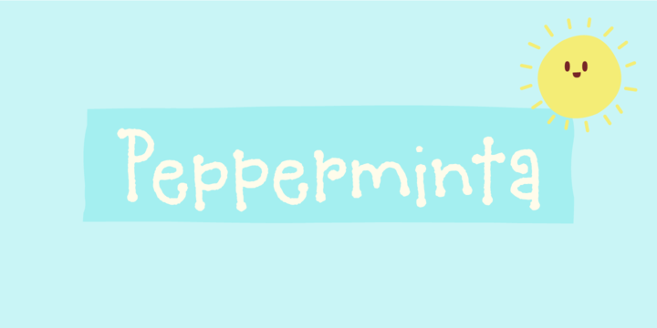 Download Pepperminta Fonts Family From PizzaDude.dk