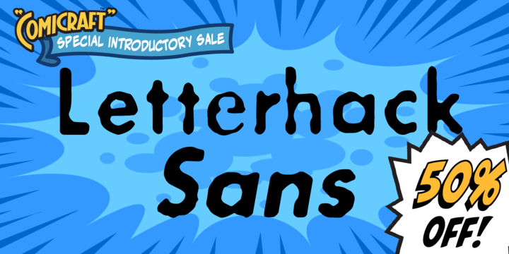 Download Letterhack Sans Fonts Family From Comicraft