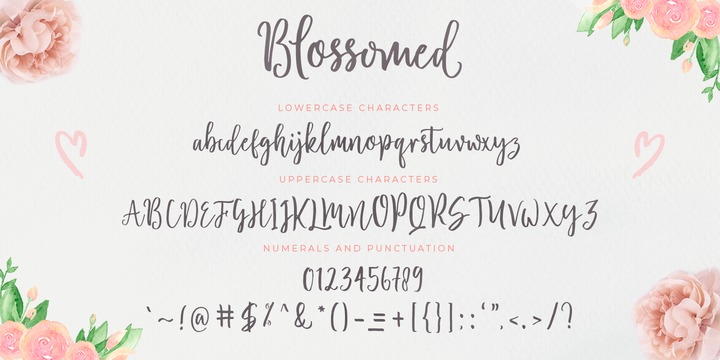 Blossomed Script