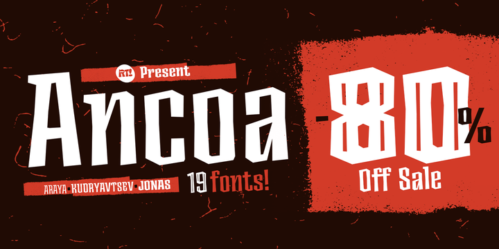 Download Ancoa Fonts Family From RodrigoTypo