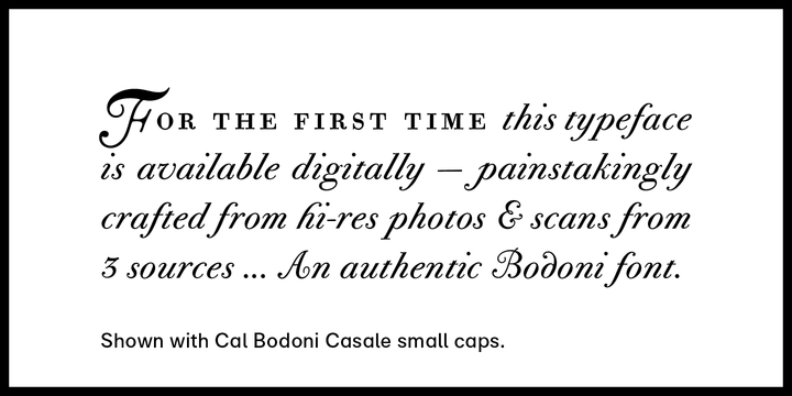 CAL Bodoni Terracina