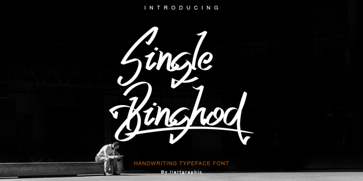 Download Single Binghod Fonts Family From Liartgraphic