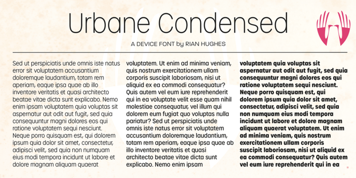 Urbane Condensed