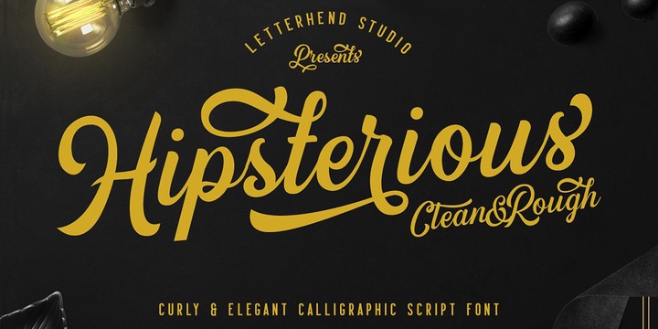 Download Hipsterious Fonts Family From Letterhend