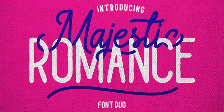 Download Majestic Romance Fonts Family From madeDeduk