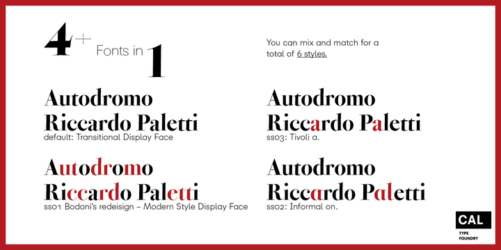 CAL Bodoni Ferrara Origin