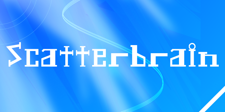 Scatterbrain Font | Webfont & Desktop | MyFonts
