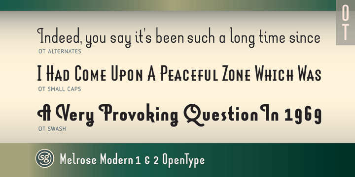 Melrose Modern SG™