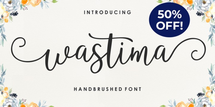 Download Wastima Fonts Family From Mega Type