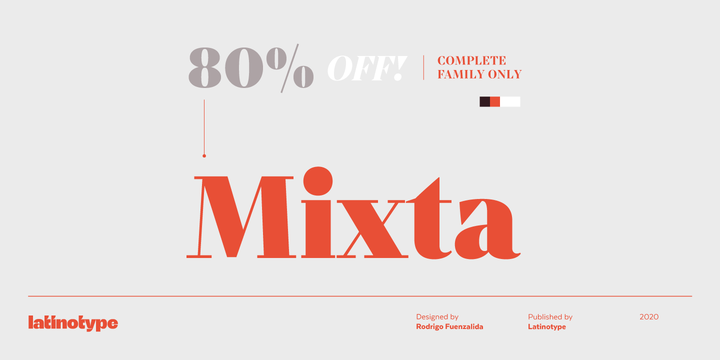 Download Mixta Fonts Family From Latinotype