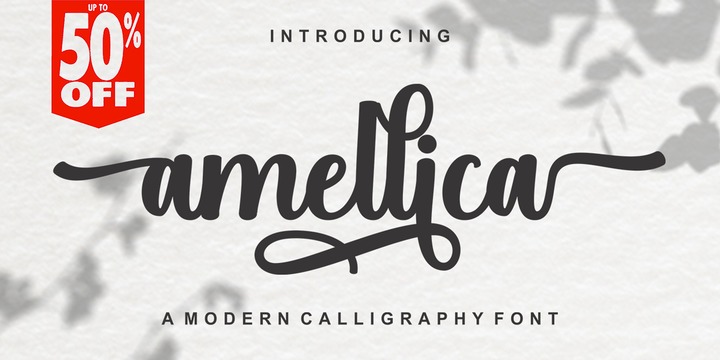 Download Amellica Script Fonts Family From Supotype Studio