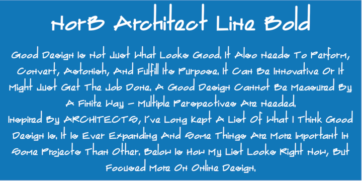 NorB ARCHITECT LINE