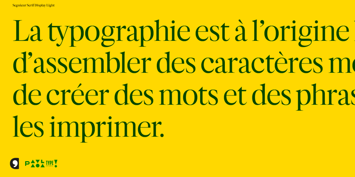 Segnieur Serif Display