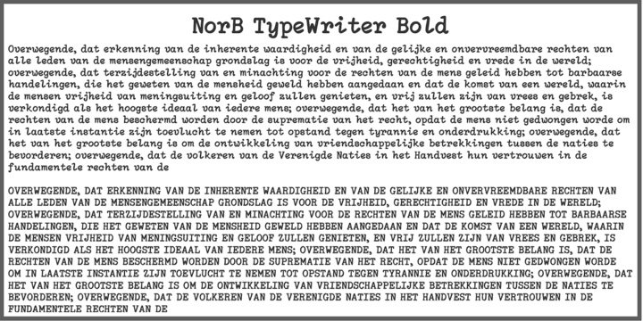 NorB TypeWriter