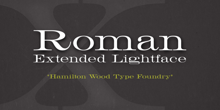HWT Roman Extended Lightface™