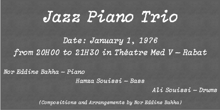 NorB Type Writer Roughen