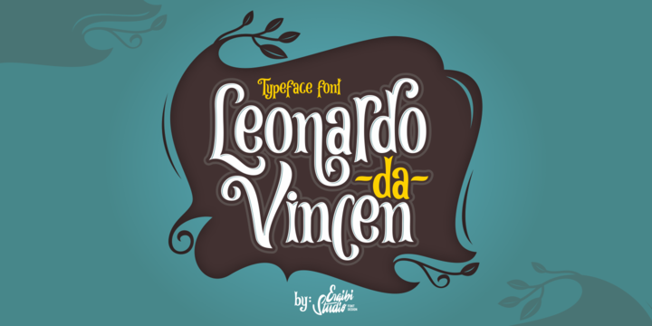 Download Leonardo da Vincen Fonts Family From Ergibi Studio