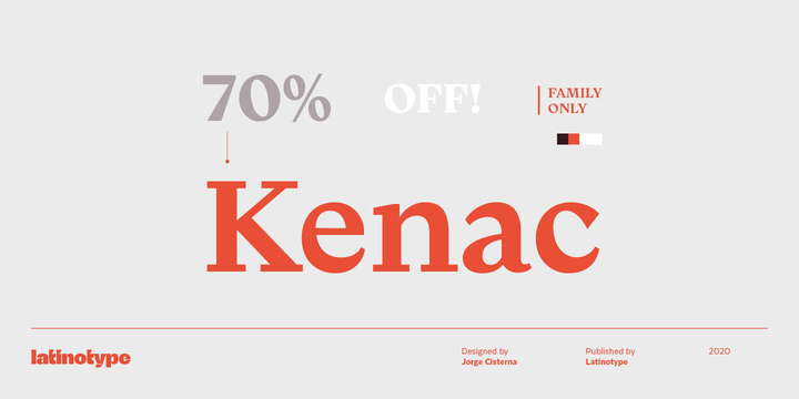 Download Kenac Fonts Family From Latinotype