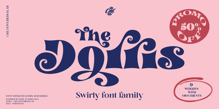 Download Dorris Fonts Family From Creativemedialab