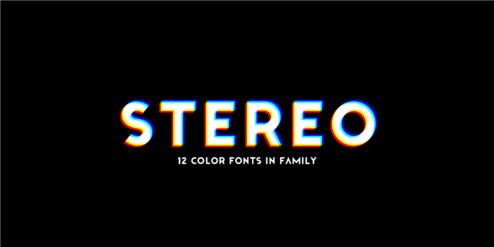 Download Anaglyph Fonts Family From Luxfont