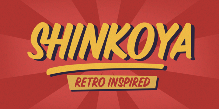 Download Shinkoya Fonts Family From Arterfak Project