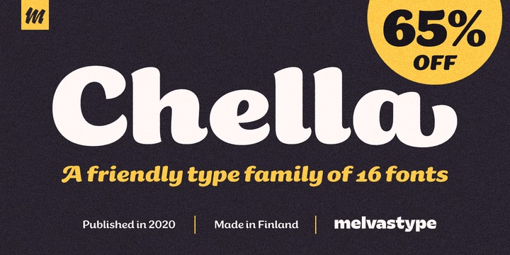 Download Chella Fonts Family From Mika Melvas